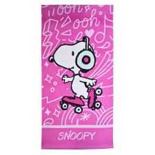 Snoopy Skate fürdőlepedő, strand törölköző 70x140cm lakástextília