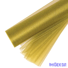  Snow organza 23.5cm x 10m - Mohazöld dekorációs kellék