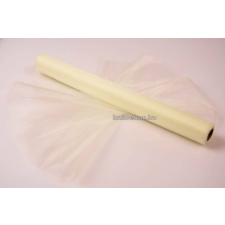 Snow Organza 47cm x 10m dekorációs anyag - Ekrü dekorációs kellék