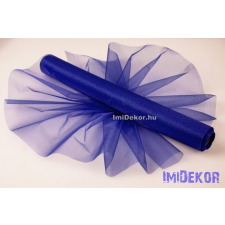 Snow Organza 47cm x 10m dekorációs anyag - Királykék dekorációs kellék