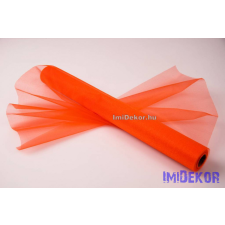  Snow Organza 47cm x 10m dekorációs anyag - Narancssárga dekorációs kellék