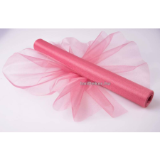 Snow Organza 47cm x 10m dekorációs anyag - Őszi Rózsaszín dekorációs kellék