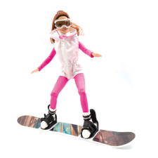 Snowboardos, hódeszkás baba 28 cm baba