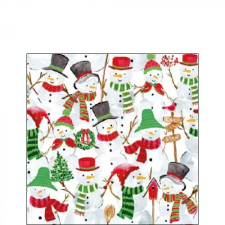  Snowman Party papírszalvéta 25x25cm, 20db-os konyhai eszköz