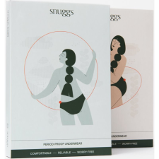 SNUGGS Period Underwear Classic: Heavy Flow menstruációs női alsó erős vérzéshez méret S 1 db gyógyászati segédeszköz