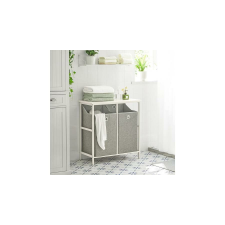  Sobuy kétkosaras szennyestartó, fehér, 77×80×38 cm bútor