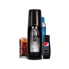 SODA STREAM SodaStream Spirit Szódagép, fekete, Pepsi Megapack szódagép