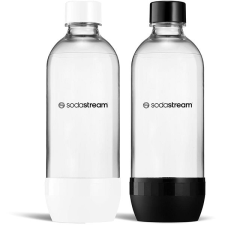 SodaStream Jet Palack (mosogatógépben mosható), fekete/fehér, 2×1 l konyhai eszköz