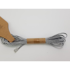 Sodrott zsinor 2mm ezüst 3m szalag, masni