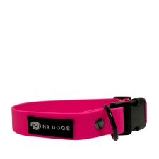 Sofa Dress Kft. NRDOGS Nyakörv Hexa Neon Pink M 30-50cm nyakörv, póráz, hám kutyáknak