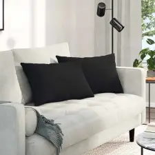  Sofa párnák Fekete lakástextília
