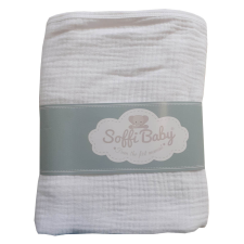  Soffi Baby takaró muszlin dupla fehér 70x90cm lakástextília