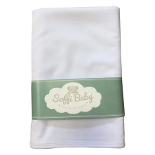  Soffi Baby takaró pamut dupla fehér 80x100cm babaágynemű, babapléd