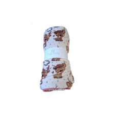 Soffi Baby takaró plüss dupla bézs őzike 75x100cm babaágynemű, babapléd