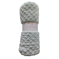  Soffi Baby takaró plüss dupla zöld 75x100cm babaágynemű, babapléd