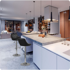 SOFOTEL Bárszék Háttámlával Nerra Fekete 2 db (260000-2) bútor