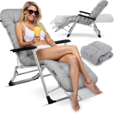 SOFOTEL Összecsukható kerti nyugágy párnával chillwell szürke sofotel kerti bútor