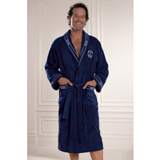 Soft Cotton MARINE luxus férfi fürdőköpeny ajándákcsomagolásban XL Sötét kék / Navy
