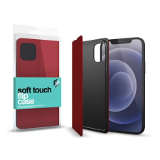  Soft Touch Flip Case piros Samsung S22 készülékhez tok és táska