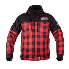  Softshell kabát W-TEC Black Heart Rozzer piros-fekete 4XL