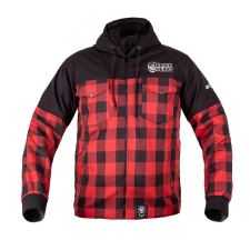  Softshell kabát W-TEC Black Heart Rozzer piros-fekete 5XL motoros kabát