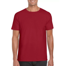  Softstyle rövid ujjú környakas póló, Gildan GI64000, Cardinal Red-L