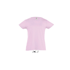 SOL'S CHERRY rövid ujjú környakas kislány pamut póló SO11981, Medium Pink-10A
