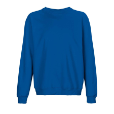 SOL&#039;S Columbia, unisex környakas pulóver, SO04182-03814, Royal Blue-M férfi pulóver, kardigán