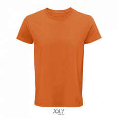 SOL'S CRUSADER férfi környakas rövid ujjú póló organikus pamutból SO03582, Orange-XL