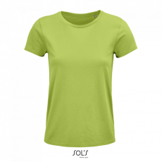 SOL'S CRUSADER organikus pamutból készült Női rövid ujjú póló SO03581, Apple Green-2XL