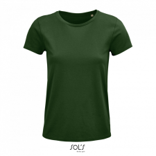 SOL&#039;S CRUSADER organikus pamutból készült Női rövid ujjú póló SO03581, Bottle Green-M női póló