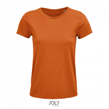 SOL&#039;S CRUSADER organikus pamutból készült Női rövid ujjú póló SO03581, Orange-2XL női póló