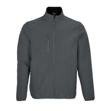 SOL'S FALCON férfi softshell dzseki, 3 rétegű SO03827, Charcoal Grey-3XL férfi kabát, dzseki