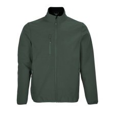 SOL&#039;S FALCON férfi softshell dzseki, 3 rétegű SO03827, Forest Green-3XL férfi kabát, dzseki