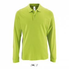 SOL&#039;S Férfi galléros póló SOL&#039;S SO02087 Sol&#039;S perfect Lsl Men - Long-Sleeve piqué polo Shirt -2XL, Apple Green férfi póló