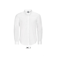 SOL'S Férfi ing SOL'S SO01426 Sol'S Blake Men - Long Sleeve Stretch Shirt -4XL, White