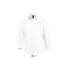 SOL'S Férfi ing SOL'S SO16000 Sol'S Boston - Long Sleeve Oxford Men'S Shirt -M, White