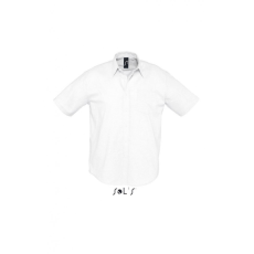 SOL'S Férfi ing SOL'S SO16010 Sol'S Brisbane - Short Sleeve Oxford Men'S Shirt -M, White
