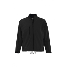 SOL&#039;S Férfi kabát SOL&#039;S SO46600 Sol&#039;S Relax - Men&#039;S Softshell Zipped Jacket -3XL, Black férfi kabát, dzseki