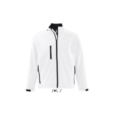 SOL'S Férfi kabát SOL'S SO46600 Sol'S Relax - Men'S Softshell Zipped Jacket -S, White