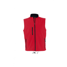 SOL&#039;S Férfi kabát SOL&#039;S SO46601 Sol&#039;S Rallye Men - Sleeveless Softshell Jacket -M, Pepper Red férfi kabát, dzseki