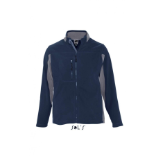 SOL&#039;S Férfi kabát SOL&#039;S SO55500 Sol&#039;S nordic - Men’S Two-Colour Zipped Fleece Jacket -XL, Navy férfi kabát, dzseki