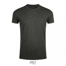 SOL'S Férfi póló SOL'S SO00580 Sol'S Imperial Fit - Környakú Testhezálló póló -XL, Charcoal Melange