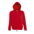 SOL'S Férfi pulóver SOL'S SO47800 Sol'S Seven Men - Jacket With Lined Hood -S, Red