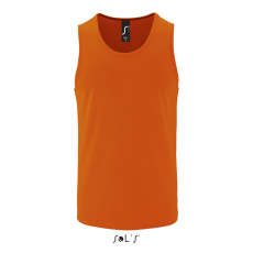 SOL'S férfi ujjatlan sport trikó SO02073, Neon Orange-M
