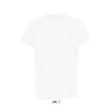 SOL'S Gyerek póló SOL'S SO01166 Sol'S Sporty Kids - Raglan-Sleeved T-Shirt -10A, White