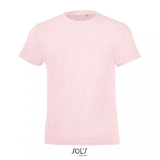 SOL'S Gyerek póló SOL'S SO01183 Sol'S Regent Fit Kids - Round neck T-Shirt -10A, Heather Pink