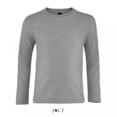 SOL'S Gyerek póló SOL'S SO02947 Sol'S Imperial Lsl Kids - Long Sleeve T-Shirt -12A, Grey Melange