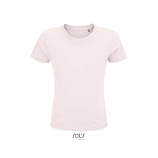 SOL'S Gyerek póló SOL'S SO03580 Sol'S Crusader Kids - Round-neck Fitted Jersey T-Shirt -8A, Pale Pink