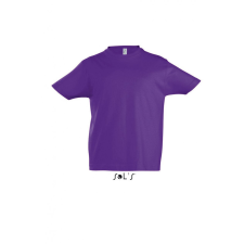 SOL&#039;S Gyerek póló SOL&#039;S SO11770 Sol&#039;S Imperial Kids - Round neck T-Shirt -4A, Dark Purple gyerek póló